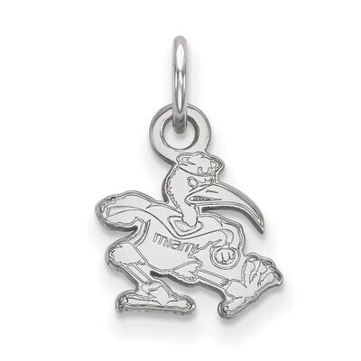 University of Miami x-Small Pendant Sterling Silver SS043UMF, MPN: SS043UMF, 886774711232