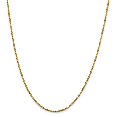 Leslie&#39;s 1.6 mm Diamond-cut Open Franco Chain 18 Inch 14k Gold HB-7218-18, MPN: 7218-18, 1911018480…