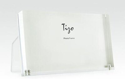 Tizo Acrylic Lucite Picture Photo Frame Clear Back 4 x 6 Inch HA158CL64, MPN: HA158CL64,