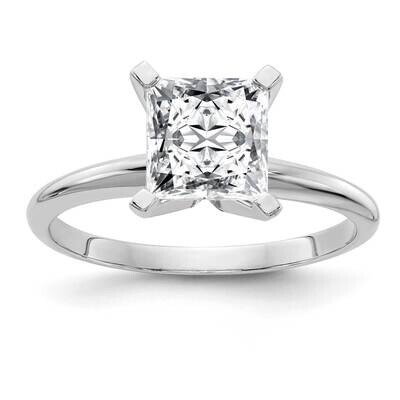 2ct. G H I True Light Princess Moissanite Solitaire Ring 14k White Gold WGSH15P-15MT, MPN: WGSH15P-…