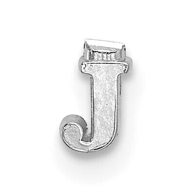 Casted Letter J 14k White Gold WG2219J, MPN: WG2219J,