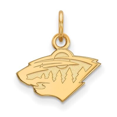 Minnesota Wild x-Small Pendant Gold-plated Silver GP001WIL, MPN: GP001WIL, 886774891910