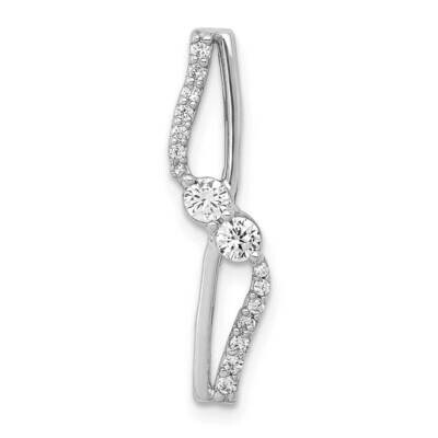 1/4Ct. Diamond Fancy Twist Chain Slide 14k White Gold PM3839-025-WA, MPN: PM3839-025-WA, 8839574904…