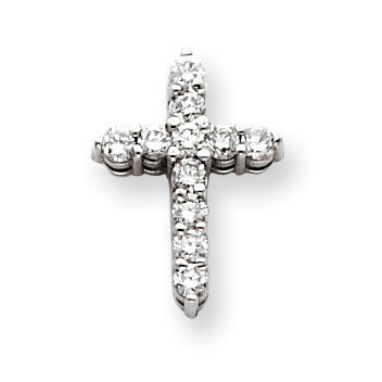 Diamond Cross Pendant 14k White Gold XP1757WAA, MPN: XP1757WAA, 883957239453