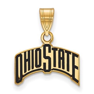 Ohio State University Medium Enamel Pendant Gold-plated Silver GP074OSU, MPN: GP074OSU, 886774954592