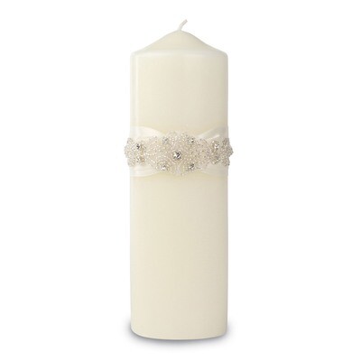 Ivory Adriana Pillar Candle GM15208