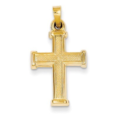 Hollow Latin Cross Pendant 14k Gold XR276, MPN: XR276, 883957475431