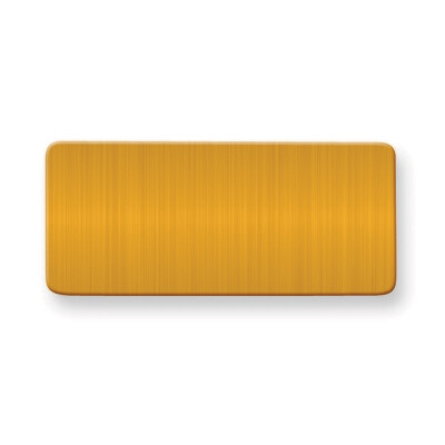 11/16 x 1 9/16 Satin Brass Plates-Sets of 6  GL6674-SB, MPN: GL6674-SB,