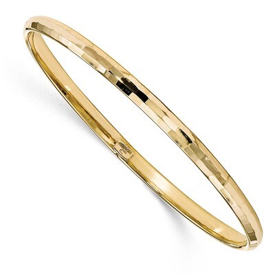 Leslie&#39;s Bangle 10k Gold Polished HB-10LF553, MPN: 10LF553, 191101753794