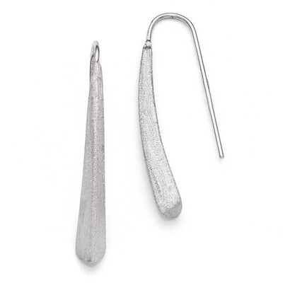 Leslie&#39;s Polished and Brushed Earrings - Sterling Silver HB-QLE410, MPN: QLE410, 191101468421