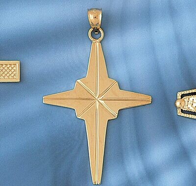 Dazzlers Jewelry Cross Pendant Necklace Charm Bracelet in Yellow, White or Rose Gold 8081, MPN: DZ-…