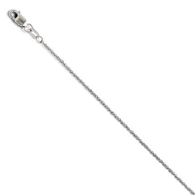 Leslie&#39;s Sparkle Singapore Chain 18 Inch - 14k White Gold HB-1829-18, MPN: 1829-18, 886774559100