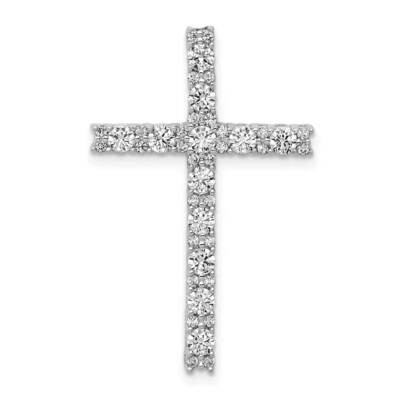3/4Ct. Diamond Latin Cross Chain Slide 14k White Gold PM4980-075-WA, MPN: PM4980-075-WA, 8839573032…