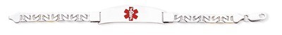 7 Inch Medical ID Anchor Link Bracelet Sterling Silver XSM15-7, MPN: XSM15-7, 883957273112