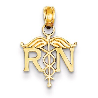 Registered Nurse Pendant 14k Gold K4930, MPN: K4930, 637218014767