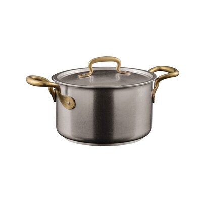 Sambonet 1965 Vintage Saucepan With Lid 2 Handles 51907-70, MPN: 51907-70,