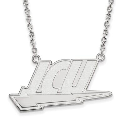 John Carroll University Large Pendant with Chain Necklace Sterling Silver SS007JCU-18, MPN: SS007JC…