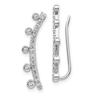 Earrings 14k White Gold Diamond EM4164-055-WA, MPN: EM4164-055-WA, 883957205694