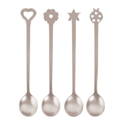 Sambonet  Party Items Lucky Charms Party Spoons 4 Pieces Giftboxed 52649C21, MPN: 52649C21,