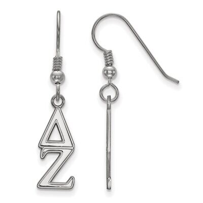 Delta Zeta Dangle Medium Earrings Sterling Silver SS004DZ, MPN: SS004DZ, 886774599106