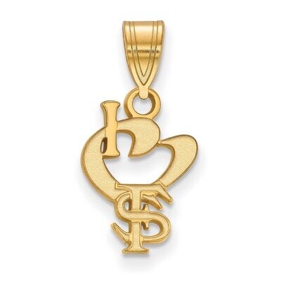Florida State University Small I love Logo Pendant Gold-plated Silver GP019FSU, MPN: GP019FSU, 8867…