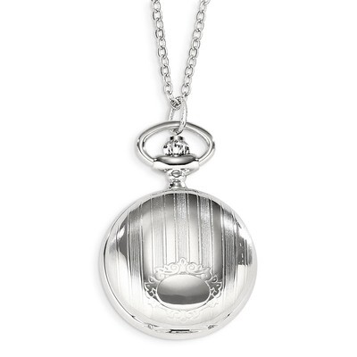 Charles Hubert Chrome-finish Stripe Design Pendant Watch XWA4445, MPN: XWA4445, 848870000320