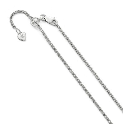 Leslie&#39;s 1.9 mm Adjustable Spiga Chain 30 Inch Sterling Silver HB-FC43-30, MPN: FC43-30, 1911017521…