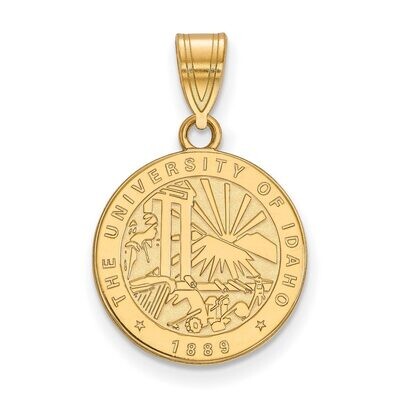 University of Idaho Medium Crest Pendant Gold-plated Silver GP007UID, MPN: GP007UID, 886774906102