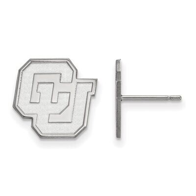 University of Colorado Small Post Earring 10k White Gold 1W031UCO, MPN: 1W031UCO, 886774785707