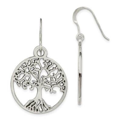 Tree of Life Dangle Earrings Sterling Silver QE14687, MPN: QE14687, 883957982304