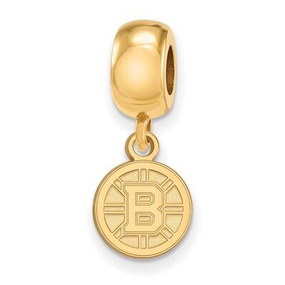 Boston Bruins Bead Charm x-Small Dangle Gold-plated Silver GP030BRI, MPN: GP030BRI, 886774933320