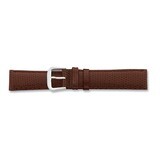 16mm Brown Lizard Grain Leather Watch Band 7.5 Inch Silver-tone Buckle BAW16-16, MPN: BAW16-16, 886…