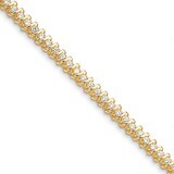 Diamond tennis bracelet 14k Gold X2004AAA, MPN: X2004AAA, 883957048932