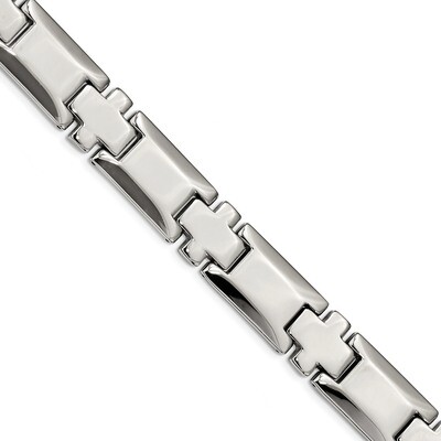 8.5 Inch Link Bracelet Stainless Steel Polished SRB1827-8.5 by Chisel, MPN: SRB1827-8.5, 1911016035…