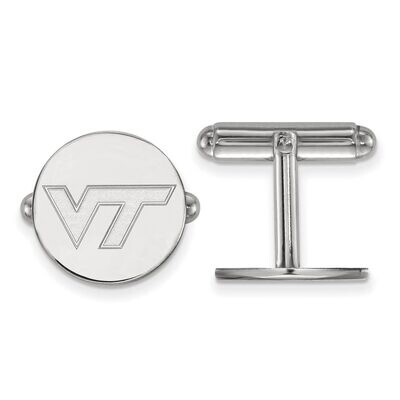 Virginia Tech Cuff Link Sterling Silver SS070VTE, MPN: SS070VTE, 886774720357