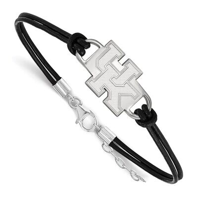University of Kentucky Leather Bracelet Small Center Sterling Silver SS023UK-7, MPN: SS023UK-7, 886…