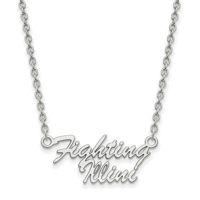 University of Illinois Alumni Association Pendant Sterling Silver SS075UIL-18, MPN: SS075UIL-18, 19…