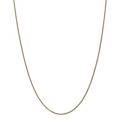 Leslie&#39;s 1.2mm Diamond-cut Spiga Chain 20 Inch 14k Gold HB-7236-20, MPN: 7236-20, 191101848681