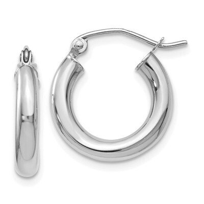 Leslie&#39;s Earrings 14k White Gold HB-19W, MPN: 19W, 191101758973