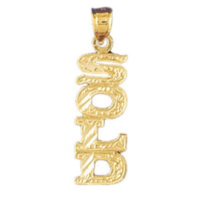 Dazzlers Jewelry Sold Pendant Necklace Charm Bracelet in Yellow, White or Rose Gold 10611, MPN: DZ-…