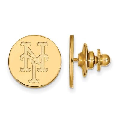 New York Mets Lapel Pin Gold-plated Silver GP006MET, MPN: GP006MET, 886774903163