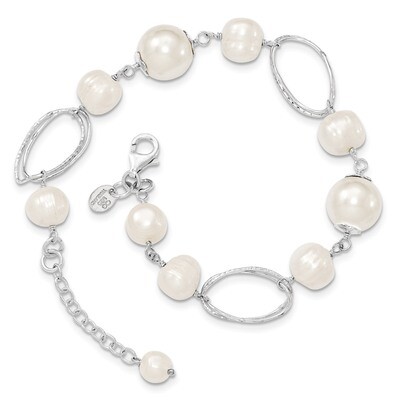 8.5 Inch Pearl 8.5in Bracelet Sterling Silver Cultured QH2455-8.5, MPN: QH2455-8.5, 191101276590