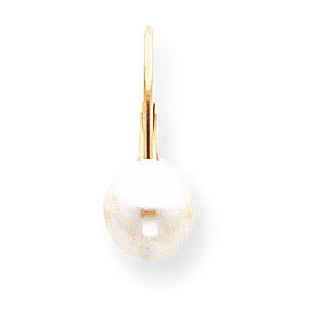 7-7.5mm Cultured Pearl Leverback Earring Mounting 14k Gold XLB75, MPN: XLB75,