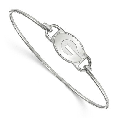 University of Georgia Small Center Wire Bangle Sterling Silver SS022UGA-6, MPN: SS022UGA-6, 1911010…