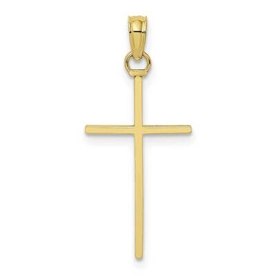 Cross Pendant 10k Gold Polished 10K8404, MPN: 10K8404,