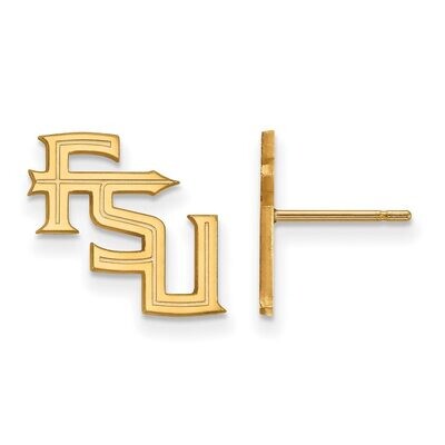 Florida State University Small Post Earring 14k Yellow Gold 4Y065FSU, MPN: 4Y065FSU, 886774886688