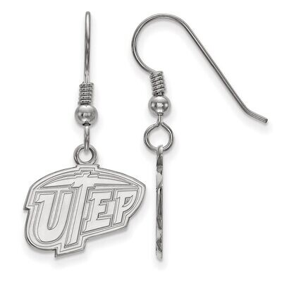 The University of Texas at El Paso Small Dangle Earring Wire Sterling Silver SS003UTE, MPN: SS003UT…