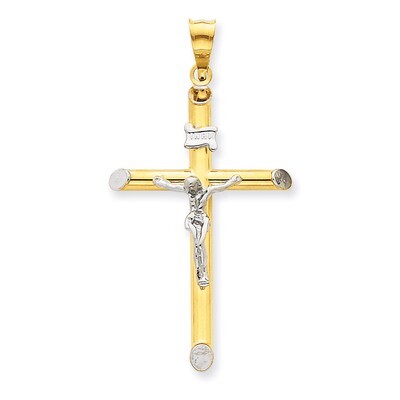 INRI Crucifix Pendant 14k Two-Tone Gold K3723, MPN: K3723, 886774100951