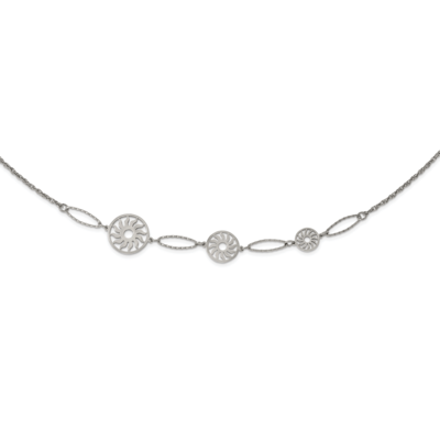 Suns 36 Inch Necklace Stainless Steel Polished SRN2667-36 by Chisel, MPN: SRN2667-36, 191101020049