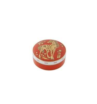 Vista Alegre Golden Large Round Box Cavalo 21135922, MPN: 21135922,